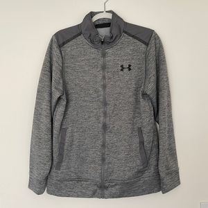 Under Armour Cold Gear Mens Full Zip Jacket Size  SM/P/ CH  Loose Gray